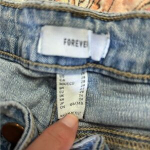 Forever 21 Blue Classic Denim Jeans